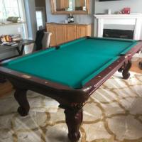 Pool Table with Cover